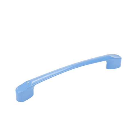 Blue handle from 8 Pack 5 Inch Hole To Hole Cartoon Pulls For Kids Room Wardrobe Doors And Drawers Handles With Screws Yellow Blue Green Pink