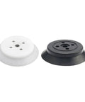5 Pc Set Industrial Pneumatic Vacuum Suction Cups From Single Layer Imported Silicone For Pneumatics And Manipulator Gear Sizes 60,80,95 Millimeter showing white and black suction cups.