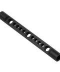 2 Pack 15mm Cheese Rod With M12 Threads And 1/4 3/8 Screw Holes, Aluminum Camera Rail Support For DSLR Rigs And Matte Boxes, showing side view