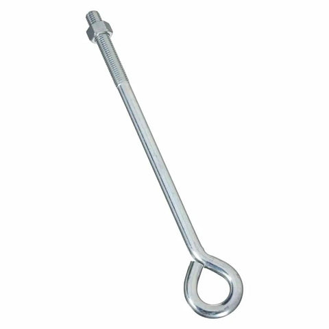 Heavy Duty Eye Bolt 5/8 Inch By 14 Inch Zinc Plated Steel For Indoor Outdoor Use Do It All 560 Lb Safe Working Load Corrosion Resistant Hardware