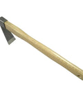 Forged Hoe Garden Digging Tool For Digging Weeding Seeding And Soil Turning With 380mm wooden handle stainless steel blade