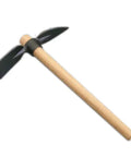 Dual Heads Hoe And Mattock Garden Tool For Weeding And Digging, 16 Inch Handle, Malleable Iron, Easy Assembly, Durable Hand Tool