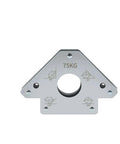 Heavy Duty Magnetic Welding Positioner With 75KG Power for multi-angle support, showing angles of attachment on a durable steel design.