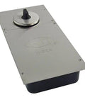 Heavy Duty Floor Spring Glass Door Hinge Auto Closing For Wide Openings Up To 264 Lbs, fits 31.5 To 39.4 Inch Door Width, 116 Degree Swing