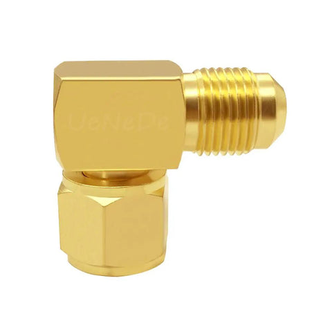 Brass 3/8 Flare Female To Male Swivel 90 Degree Elbow Coupler, 2 Pack, Solid Brass Fittings With 360 Degree Swivel For Flexible Leak Free Water And Air Lines. 3/8 brass swivel elbow fitting