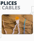 Heavy Duty Presslok Connectors And Splice Terminals 5000 Pack with two cables spliced for automotive electrical projects.
