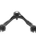 Front Twelve Piece Steering And Suspension Replacement Kit Including Control Arms Ball Joints Tie Rods End Links For Ford Crown Victoria 2003 To 2005 control arm close-up view, black material, durable design.