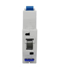 Front view of DZ47-63 Miniature Circuit Breaker Go To 1 Pole 20A Low Voltage Safety Switch For 230V And 400V DIN Rail Mount Fast Trip