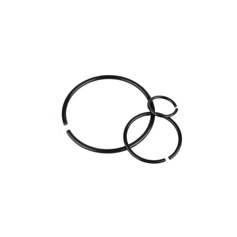 Heavy Duty Spring Steel Round Wire Retaining Rings Plus Shaft Circlips With 5mm Wire Diameter for securing shaft components.