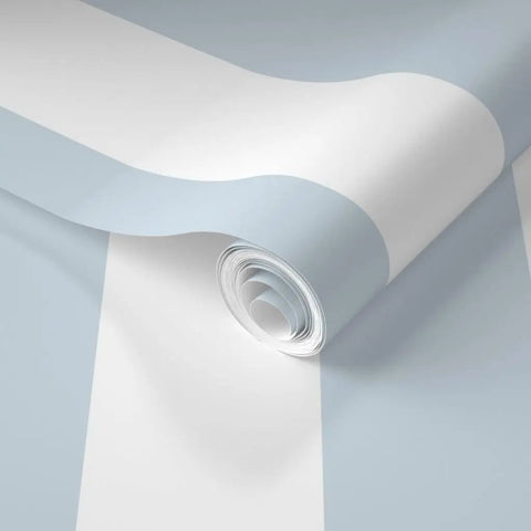 Classic Traditional Removable Wallpaper Easy Soak And Hang For Rented Spaces And Accent Walls No Paste Required showing blue peel and stick design rolled up.