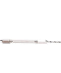 Rock Solid Double Hand Drill With Premium Brass Body And Dead Simple Twist Grip Perfect For Precision Hobby Work And Electronic Assembly side view of brass manual drill with rotary bit