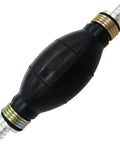 10mm 3 Eighths Black Rubber Fuel Transfer Primer Bulb For Marine Boats, Vacuum Fuel Line Hand Pump For Gasoline And Diesel