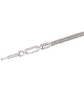 Metal Watch Winding Stem For Precise Time Adjustment And Repair Tools Pro Grade Movement Stem Extender in silver with threaded design.