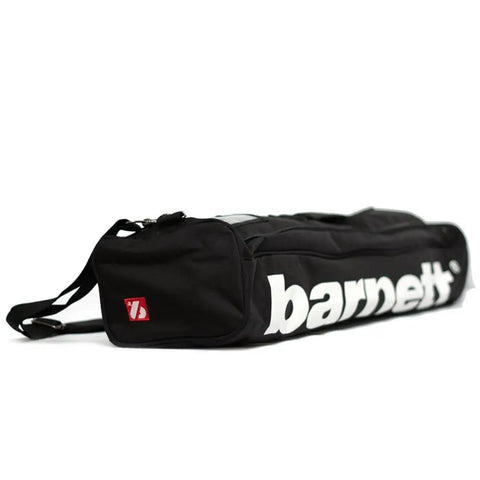 Biathlon Rifle Bag Senior Size In Black Rugged Comfortable Carryall With Pro Grade Rifle Cover and writable name panel visible