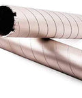Angled view of diamond core drill bits, 3-inch, for hard concrete; Amazon brand, two spiral-fluted bits
