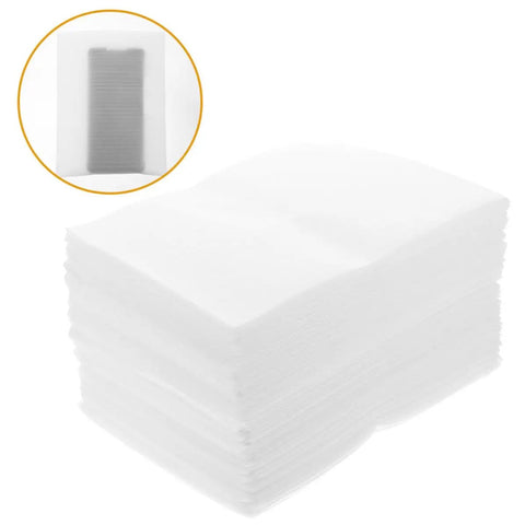 White EPE Foam Packing Bags 100 Pack For Shipping And Storage Protect Your Stuff Small Photo Frames And Crafts Trimable Foam Pouches