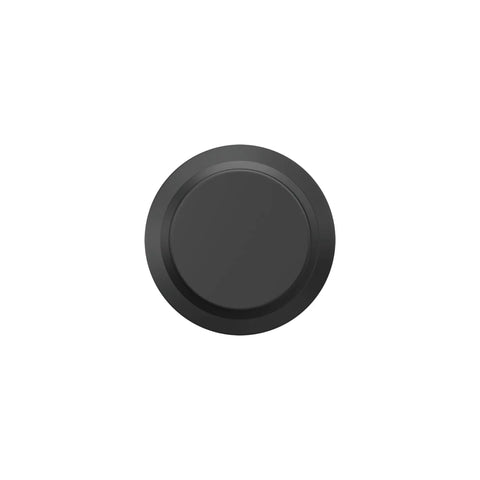 Top view of Bowery Hall Closet Passage Door Knob Matte Black Non Locking Interior Door Handle For Easy Entry Self Aligning Screws Quick Install Ideal For Interior Doors.
