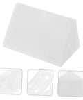 Heavy Duty Corner Bracket Set With Slick Edge Caps For Rock Solid Furniture Repair And No Sweat Wall Mounting Tasks Throughout Kitchen Bathroom Workshop, white bracket.