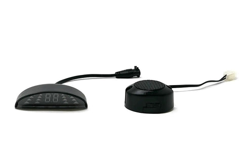 Universal 4 Sensor Switchable Front Or Rear Parking Sensor System With Ultrasonic Detection, LED Distance Readout, components
