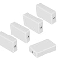 5 Pack Small ABS Plastic Project Box For Electronics DIYers White Durable Drillable Mini Electrical Project Boxes 2.36 x 1.42 x 0.67 Inch