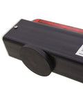 Hitch cargo carrier LED tail light kit by Amazon, black housing with magnetic mount and red lens