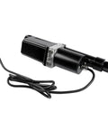 Heavy Duty Electric Linear Actuator With 12V DC Hydraulic Motor Delivering 2300 Lbs Push Power, view of actuator with wires.