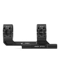 Rigid Precision 20 MOA 34mm Scope Mount For AR15 And Precision Shooting, with black aircraft aluminum and Picatinny rail design