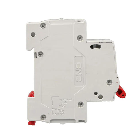 16 Amp 2 Pole AC Circuit Breaker DIN Rail Mount With Thermal Magnetic Trip, 400V AC Disconnect Switch MCB For Overload And Short Circuit Protection, Includes 35mm DIN Rail, Sleeve, And Screws, white 2-pole DIN rail breaker