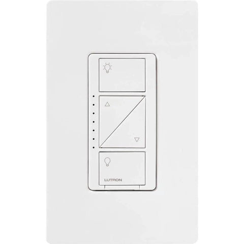 Smart Dimmer Switch With Wall Plate For Led Lights Up To 150 Watts Single Pole Or 3 Way No Neutral Required Requires Smart Hub White
