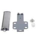 Push To Open Cabinet Catch With Soft Close Magnetic Latch And Damper hardware components shown