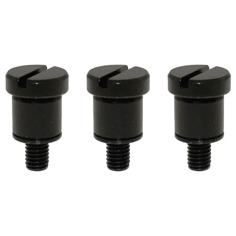 Top Shelf Aftermarket Shoulder Bolt Bushing And Washer Set Includes Three Heavy Duty Assemblies Compatible With Stihl 10-3 And 20-3 Tools, black metal bolts.