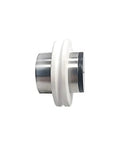 Side view of EDM Parts Lower Ceramic Roller With Bearing 332014035 Drive Roller Component for CNC Wire Cutting Machine Replacement