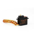 Badass Build Quality 12G Metal Digital Servo PWM For RC Helicopter with spiral wire detail and tough polymer housing.