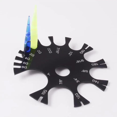 Heavy Duty Black Acrylic Wire Gauge Measuring Tool Covers One Millimeter To Twenty Five Millimeters Lock In Spot On Thickness Readings For Your Whole Crew No Cap On Precision Every Build Calls For This Bang For Your Buck Powerhouse