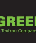 Greenlee logo on black background featuring green text and diamond emblem.
