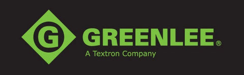 Greenlee logo on black background featuring green text and diamond emblem.