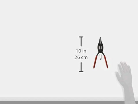 Pro Grade Lock Ring Parallel Jaw Pliers For Snap Ring Removal On Bearing Shafts with 10-inch length