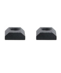Front view of two 20 Pieces 5/16-18 Hammer Head T Nut for T Slot Track Galvanized Carbon Steel Sliding Nuts for Aluminum Extrusion 15 Series 4040.