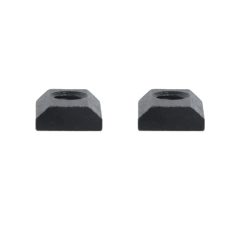 Front view of two 20 Pieces 5/16-18 Hammer Head T Nut for T Slot Track Galvanized Carbon Steel Sliding Nuts for Aluminum Extrusion 15 Series 4040.