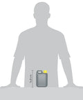 Silhouette illustration showing size of Grime Busting Heavy Duty Floor Cleaner and Degreaser for Porcelain Ceramic Natural Stone Terracotta Quarry Tile and Concrete