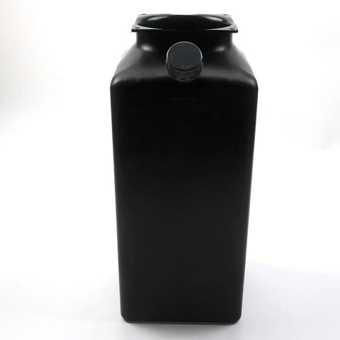 Front view of 10L Hydraulic Reservoir Oil Tank Replacement For Rotary P1427Kit Compatible With 2 Post And Pad Lifts Heavy Duty Plug N Play Easy Fit And Reliable For Rotary Forward Hydraulics In Shops.
