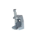Heavy Duty Malleable Iron Beam Clamp With 1/4-20 Threads For Flanges Up To 15/16 Inch, Bright Zinc Electroplate Finish