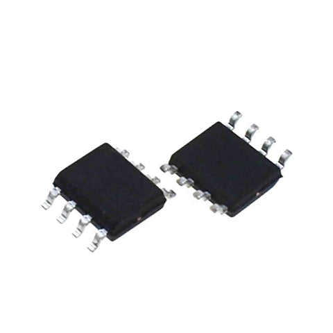 Close-up of 10 Pack MC33063 Series SOP-8 ICs For DC-DC Power Converter Projects Perfect Kit For DIYers including various models