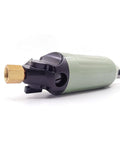 Pneumatic Wire Cutter Nipper With Durable S7P Blades, angled view showing metal fitting and green body