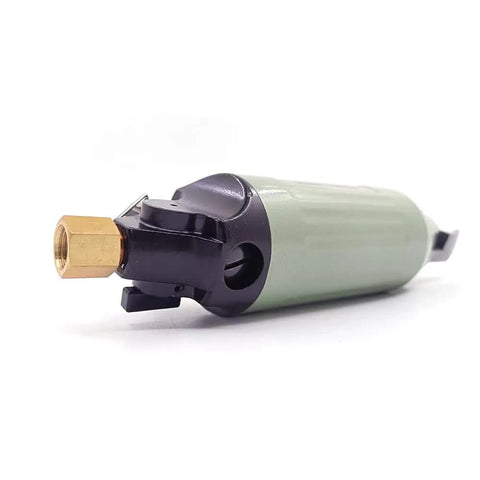 Pneumatic Wire Cutter Nipper With Durable S7P Blades, angled view showing metal fitting and green body