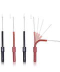 Flexible Back Probe Kit With Ultra Thin 1mm Steel Needles For Tight Car Wiring Access, shown as 4 diagnostic probes