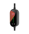 Kick Your Range Up With This Beefy 32 Amp 7Kw Level 2 Evse Portable Charger Featuring J1772 Plugs And Ip65 Shielding That Rock For Everyday Commutes And Road Trips, close-up of EV charger with LED indicators.