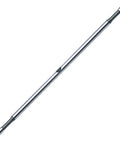 Portable Sheet Metal Nibbler Cutter Drill Attachment, long stainless cutting rod, shown in isolated view.