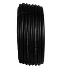 100 Foot Heavy Duty Badass Rubber Air Hose 3/8 Inch NPT Fitting 250 PSI Rated Kink Resistant Flexible EPDM Pipe For Air Compressor And Tools Garage Shop Industrial Sick Premium Quality Workhorse Gear No BS Durability, coiled black hose