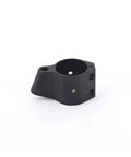 Side view of black aluminum 18mm Crop Sprayer Tank Bracket For T40 T30 Drones, Rock Solid Aluminum Mount Clamp to lock in spray tank